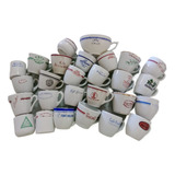 27 Xicaras Antigas De Porcelana De Marcas De Café Anos 40 50