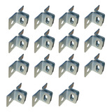 272 Peças Cantoneira Orelhinha 15mm P Cadeado Zinco Branco