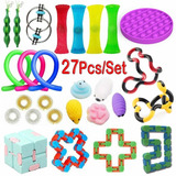 27pcs Fidget Toy Pop It Fidget Conjunto De Brinquedos Sensor