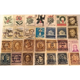 28 Selos Antigos Raros Estados Unidos Christimans, Marshall