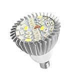 28W Espectro Completo E14 GU10 Led Grow Light Lâmpada De Crescimento Para Planta De Flores 85V 265V E14 