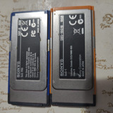2cartoes De Memória Sony 8 Gb E 16gb Sxs