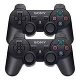 2controle Joystick Sem Fio Sony Playstation