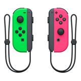 2controles Joysticks Sem Fio Nintendo Switch Joy con  l   r  Neón Verde neón E Rosa neón