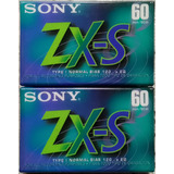 2fitas K7 Sony Zx S 60 2 Fitas Cassete Lacradas