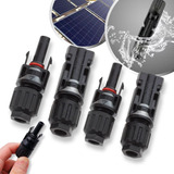 2par De Plug Terminal Conector Mc4 Cabo Painel Energia Solar