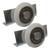 2pç Roldana Inferior 32mm Guarda Roupa Porta De Correr 40kg