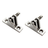 2pcs Bimini Top Hardware Deck Dobradiça Montagem Com Pino