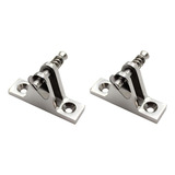 2pcs Bimini Top Hardware Deck Dobradiça Montagem Montagem