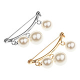 2pcs Em Forma De Broche De Broche Clipe Para Cachecol