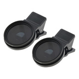 2pcs Cpl Magideal Filtro De Lente Polarizada Para Celular