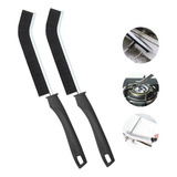 2pcs Escova Limpeza De Lacunas Cantos Finos Banheiro Cozinha