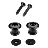 2pcs Guitar Strap Locks Botão Guitar Strap Fivela Para