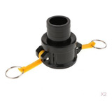 2pcs Ibc Parte C Camlock Adaptador De 2 Polegadas Para A