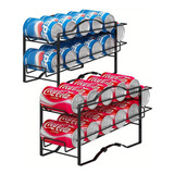 2pcs Organizador Dispenser Para Latas Orgazanizar Geladeira