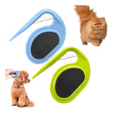 2pcs Pente Desembaraçador Para Cães E