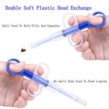 2pcs Pet Medicine Dispensador Dog Cat Comprimidos Alimentado