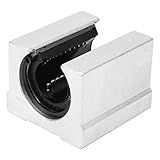 2PCs SBR20UU SLIDE DE ROLAMENTO LINHO LINHO OPEN- Bloco De Movimento Linear De Liga De Alumínio- Bloco De Rolamento Aberto- Kit De Trilho Linear CNC Para Eixo De Movimento Linear