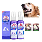2pcs Spray Bucal Pet Clean 30 Ml Para Cães E Gatos