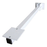 2pcs Suporte Sensor Barreira Aluminio Infra Câmera 50cm Cftv