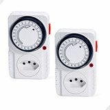 2pcs Timer Temporizador Analogico 110 220v Progamavel