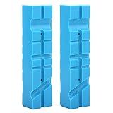 2pcs Vise Jaws 5 5 Multi Groove Magnetic Soft Bench Vise Vice Jaw Pad Accessories