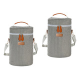 2pcs Wine Cooler Bag 2 Garrafa Portátil Wine Carrier Tote