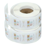 2roll Autocolantes Coloridos De Agradecimento Pela Encomenda