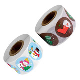 2rolls Adesivos De Natal Para Lembrancinhas De 1 5 Polegadas