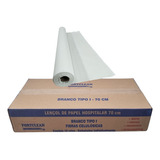 2un Papel Rolo Lençol Descartável Para Maca Hospitalar 70x50