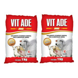 2un Vit Ade Vitamínico 1kg Calbos Misturar Sal/ração