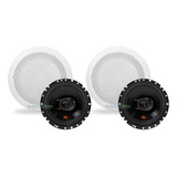2un Arandela Redonda Com Alto Falante Jbl Flex 50w Som Ambiente Gesso Embutir Teto
