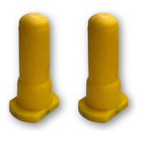 2un Bico Amarelo Para Balde Alimentador Bezerros Baspan