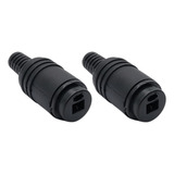 2un Conector Plug Paf Din 2 Pinos Femea Marantz Telefunken