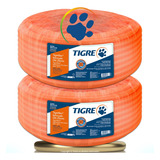 2un Eletroduto Conduíte Laranja Laje 3 4 25mm Rolo 50m Tigre