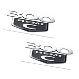 2un Emblema Adesivo Hemi 300c Chrysler 300 C Tras Ou Lat 