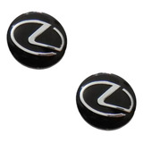 2un Emblema Adesivo Lexus Alumnio Colante 14mm Chave
