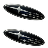 2un Emblema Adesivo Subaru Alumnio Colante 15mm Chave