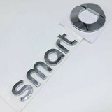 2un Emblema Adesivo Traseiro E Frente Abs Mini Fortwo Smart