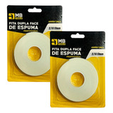 2un Fita Dupla Face Espumada 2 7m X 17mm Resistente Mb Tools