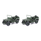  2x 1 18 Modelo Antigo Da Segunda Guerra Mundial Willys