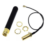 2x Antena Cabo Pigtail Sma Gsm Sim800l Esp8266 Gprs Tcp Ip