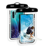 2x Bolsa Case Prova D´água Selada Para iPhone Samsung Xiaomi