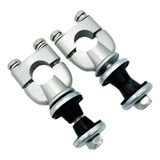 2x Braçadeiras De Riser De Guiador De Motocicleta 7/8