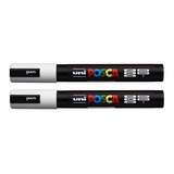 2x Caneta Uni Posca Pc-5m Branca