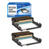 2x Cartucho Cilindro Drum 332a W1332a W1332ac M432 M432fdn