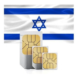 2x Chip Internacional Israel - Franquia