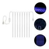 2x Chuva Meteoro Cascata 8 Tubos 384 Leds Iluminação Natal