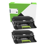 2x Cilindro Para Uso Lexmark Mx622 Mx522 Mx421 Mx521 56f0z00