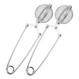 2x Coador Infusor Para Chá E Ervas Prático E Rápido